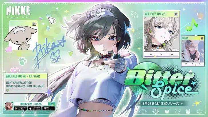 『勝利の女神：NIKKE』新SSRニケ「プリカ」登場！「BITTER SPICE」で揺らぐ絆の物語が始まる！