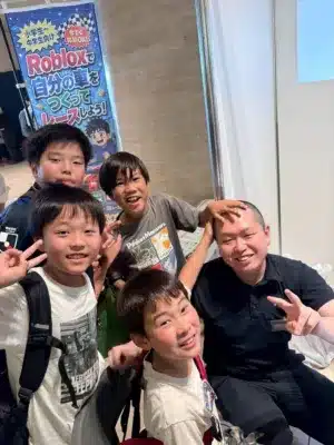 Robloxワークショップイベントでの集合写真