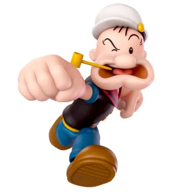 ポパイの3Dレンダリング画像
