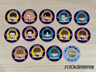 パズルSEVENTEENのステッカー