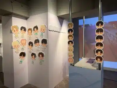 パズルSEVENTEENのキャラクター展示