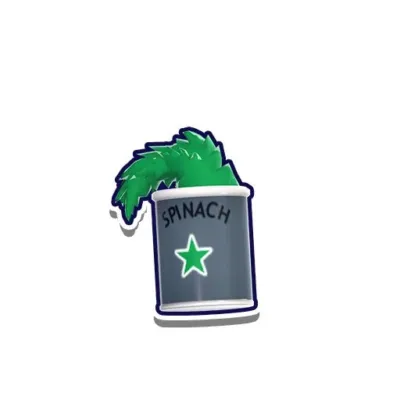 ほうれん草の缶詰のイラスト