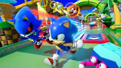 ソニックと仲間たちのレースシーン