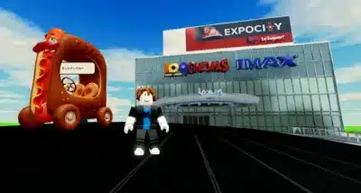Roblox内のEXPOCITYとホットドッグカー
