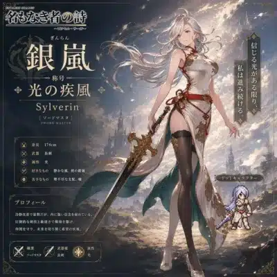 銀嵐のキャラクター紹介
