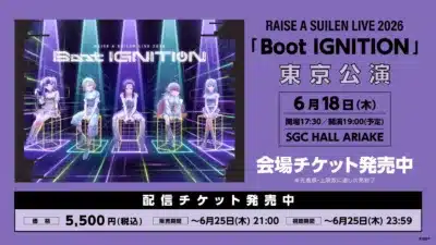 RAISE A SUILEN LIVE 2026「Boot IGNITION」東京公演