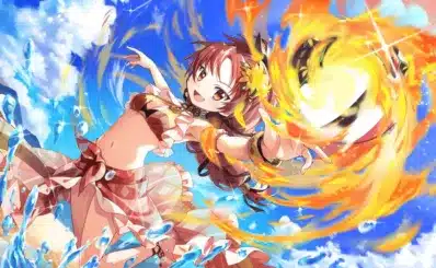 佐倉杏子(水着)イラスト
