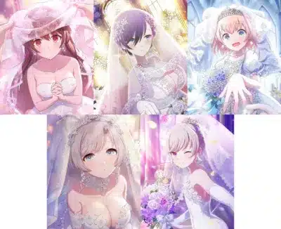 ウェディングドレス姿の乙女たち