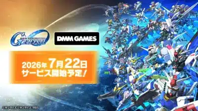 SDガンダム G GENERATION ETERNAL DMM GAMES 2026年 7月22日 サービス開始予定!