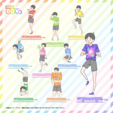 つながるアクリルスタンド