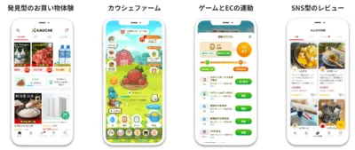 カウシェアプリの主要機能紹介