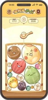 『雑穀米ゲーム』のプレイ画面