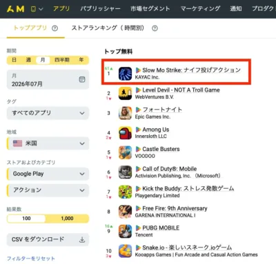 アプリランキング、Google Play、無料アプリ、アクションゲーム、モバイルゲーム、アプリストア、ゲーム