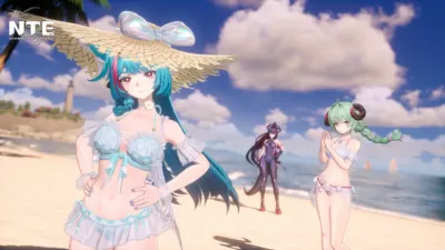 水着キャラクターたち