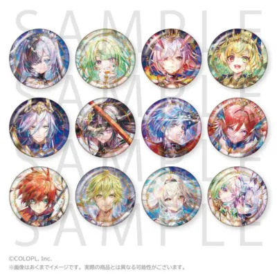 トレーディングホログラム缶バッジ（12周年Ver.）A