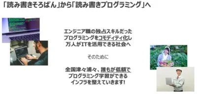 読み書きプログラミングへ