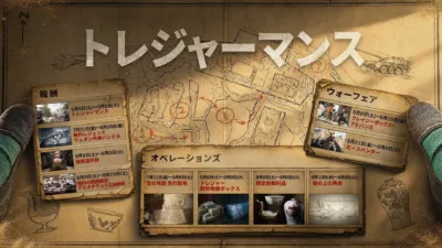 宝の地図が導く発掘戦