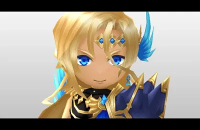 ゲームキャラクター 金髪 青い目 鎧