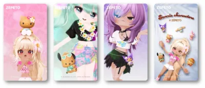 ZEPETO MoCakey '26 SANRIO CO., LTD. APPR. NO. G670098 Aloha Sanrio characters x ZEPETO