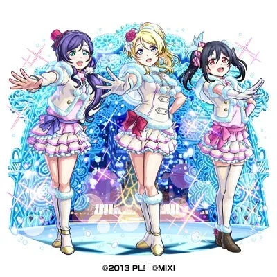 絢瀬絵里・東條希・矢澤にこ(衣装解放の獣神化)