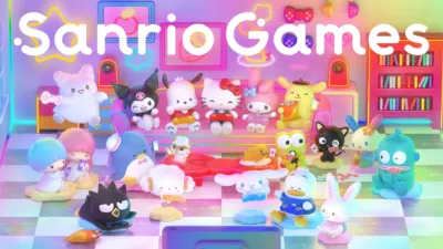 Sanrio Gamesのキャラクター集合イメージ
