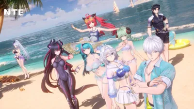 水着キャラクター集合
