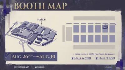 gamescom ブースマップ