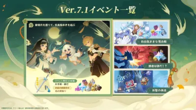 Ver.7.1イベント一覧