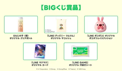 BIGくじ賞品イメージ