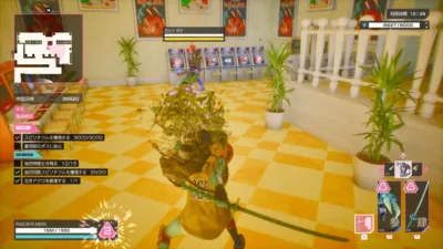 サモンチェラ使用中のゲーム画面