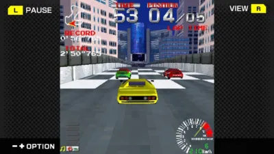 リッジレーサー ゲームプレイ画面2