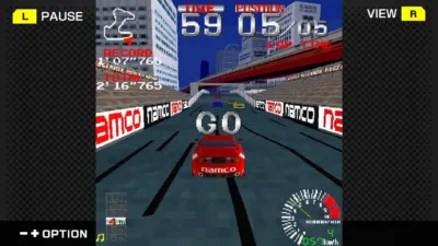 リッジレーサー ゲームプレイ画面1